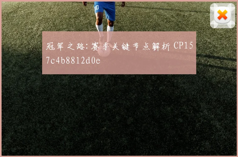 冠军之路:赛季关键节点解析 CP157c4b8812d0e